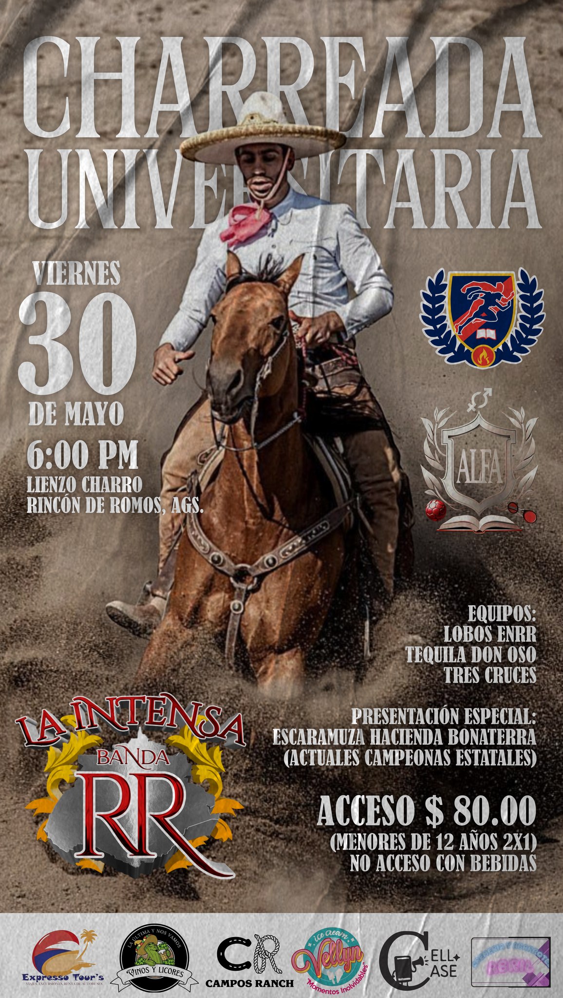 Invitación a la Charreada Universitaria