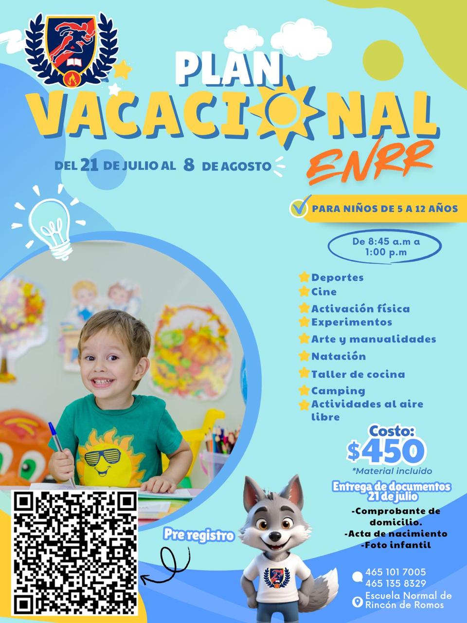 Plan vacacional ENRR 2025
